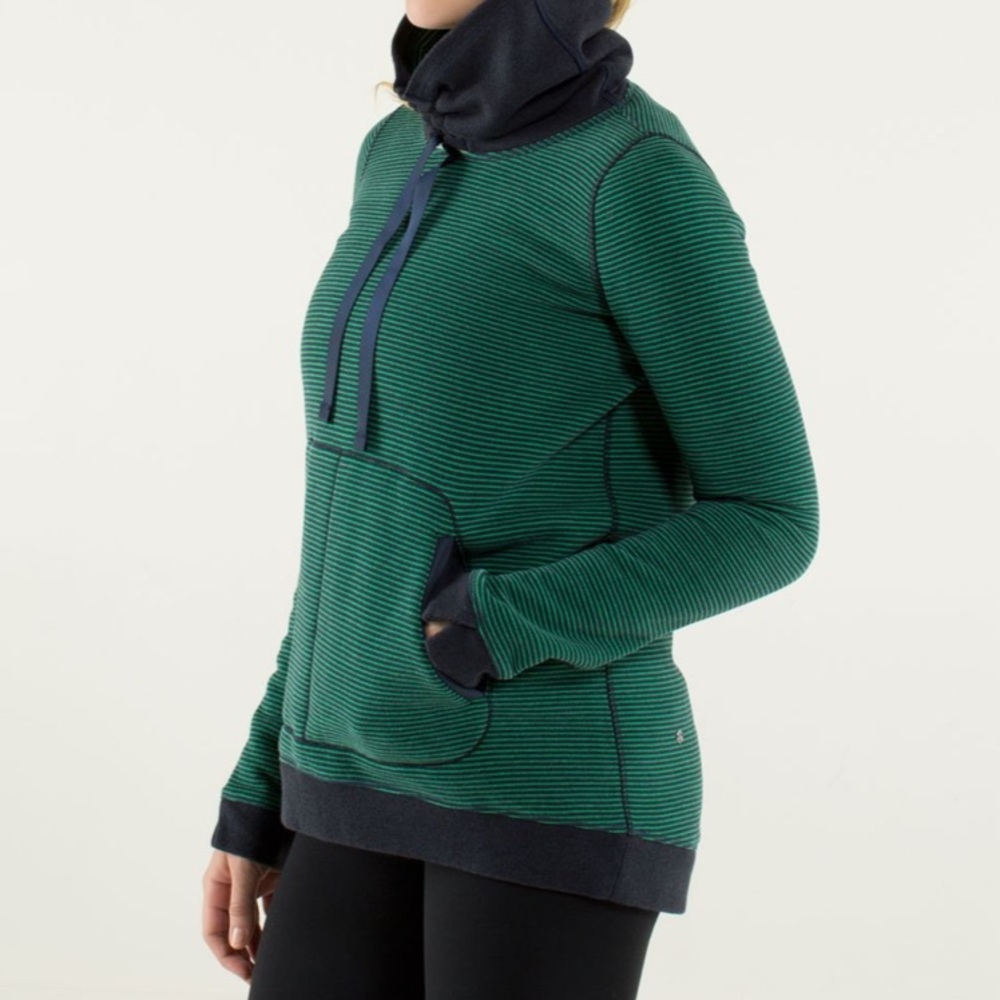lululemon athletica Green and Black Hoodie